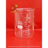 IWAKI 500ml Beaker / Beaker Glass 500ml / Chemical Glass 500ml IWAKI