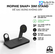 Sạc không dây mophie Snap+ 3-in-1 15w Wireless Charger - 401309755