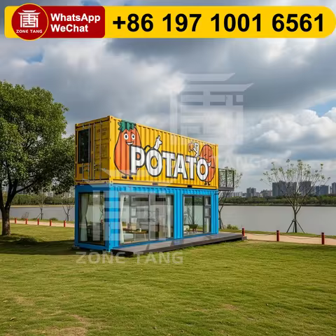 Luxury Prefabricated House 20ft Container Modular Fabricated Creative Home Pre Manufactured Homes Ec