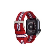 CASSIS [Casis] For AppleWatch (For Apple Watch) 3% Gangnam %1 For 42mm Case Nylon NATO Type NICE Nice Silver Parts Red/Blue/White