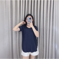 Oversized V-neck T-shirt 753 Jumbo V-neck T-shirt/ Oversized Jumbo Women's T-shirt/