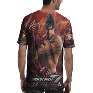Tekken 7 Fullprint T-SHIRT Full Print Polyester Material Unisex Jersey T-SHIRT Casual Jersey Dryfit