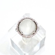 寶麗金珠寶-天然水沫子戒指