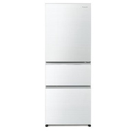 Panasonic  國際牌 NR-C454HG-W 450L三門變頻無邊框玻璃翡翠白電冰箱