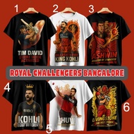 IPL 2025 TSHIRT ROYAL GHALLEMGERS BANGALORE TEAM TSHIRT UNISEX TSHIER S-5XL