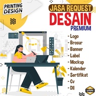 Custom Jasa Desain / Logo / Banner / Poster / CV / Brosur / Sertifikat