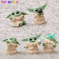 5ชิ้น/เซ็ต6ซม.เล็กๆน้อยๆเด็ก YODA Grogu ตุ๊กตาขยับแขนขาได้ย้ายของเล่น Kingdom Yoda เด็กตุ๊กตาต่อสู้ Star Mandalorian Wars Figuras ร้อน Kids Toys