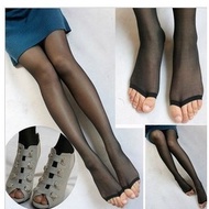 Open Toe Stockings 15D Thin Open Toe Stockings - Ratu Stocking