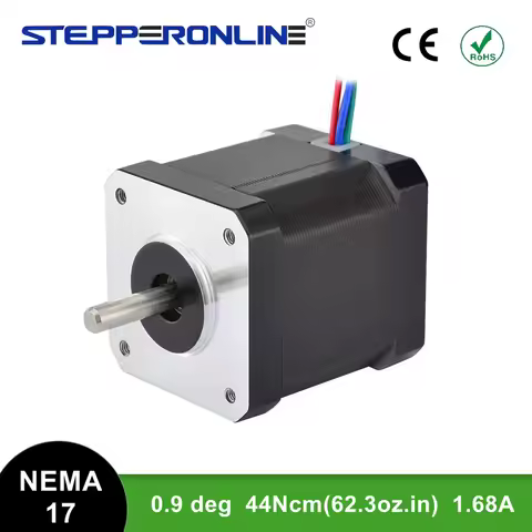 0.9 Degree Nema 17 Stepper Motor 44Ncm(62.3oz.in) 1.68A 4-lead Nema17 Step Motor 42 x 47mm 3D Printe