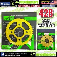 AJI RACING 428 VF3i185 Gold Harden Sprocket VF3i 185 FXR150 14T 15T 33T 34T 35T 36T Spoket Spocket
