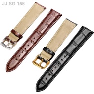 ○Omega/Gamma strap leather men s and women s OMG speedmaster hippocampus butterfly flying leather pin buckle strap 20 22