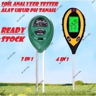 Digital Soil Analyzer Tester Meter Alat Ukur pH Tanah 3 &amp; 4 in 1