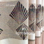 langsir tebal kain guni cowrak,hight 270cm,customise,free alteration,hook &ring,langsir sliding,ting