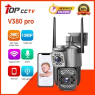 V380 PRO 8MP 4G Sim Card 4K Wifi Dual Lens Outdoor PTZ Wireless Smart 360 degree CCTV Camera