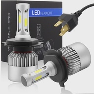 Two pieces LED H1 H3 H7 H4 H13 H11 9004 880 9007 Auto S2 Car Headlight Bulbs 72W 8000LM 6500K for 9V