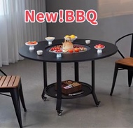 🔥全新！BBQ 燒烤枱  可移動帶輪  戶外燒烤桌 Outdoor barbecue table 圍爐煮茶 燒烤桌 取暖桌  多功能燒烤桌  一桌兩用  燒烤爐  電/碳 兩用  現貨  送貨上門