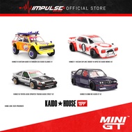 MiniGT x KaidoHouse 1/64 510 Island V1 210 / 2000GT-R V2 211 / M3 V2 216 / AE86 Sprinter V2 218