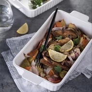 全城熱賣 - 【白色長方形】純白陶瓷雙耳烤盤 芝士焗飯碗 長方形焗盤 烘焙餐盤 焗飯碟 陶瓷烤箱盤 烤盤 打卡餐具 焗意粉 陶瓷碟 陶瓷盤 打卡碟 焗爐盤 西餐碟 白色餐具