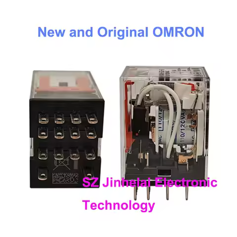 1pcs New and Original OMRON Relay MY4N-GS -R 220VAC 110VAC 24VAC 12VAC 12VDC 24VDC 48VDC 110VDC 220V