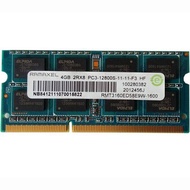 Ramaxel DDR3 RAMS 4GB 1600MHz 1Rx8 PC3L-12800U 8GB 1600 DDR3 SODIMM หน่วยความจำคอมพิวเตอร์อุปกรณ์เสร