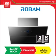 ROBAM  SRB-A675S 2230M3/HR BLDC INVERTER MOTOR 1000PA SUCTION | AI SMART WAVE CONTROL  COOKER HOOD