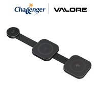 Valore 3-in-1 Magnetic Wireless Charger (WL-003) - (Black/White)
