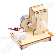 GENERATOR PEMBANGKIT LISTRIK TANGAN DINAMO KAYU DYNAMO FISIKA FYI