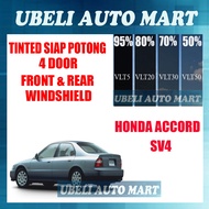 2PLY Honda Accord SV4 4 Pintu Siap Potong Tinted UV Hitam / Siap Potong Tinted UV Hitam Kereta