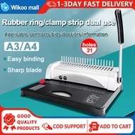 Ring / Comb Binding Machine A4/A3 Size Binding Machine Office 21 Hole Comb Binding Machine Mesin Pen