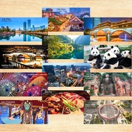 Chengdu Souvenir Fridge Magnet Door Food Culture Festivities 10 cm x 5