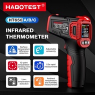 HABOTEST🔥HT650 Infrared Therm*meter Non-Contact Laser Temperature Meter Pyrometer Imager Hygrometer 