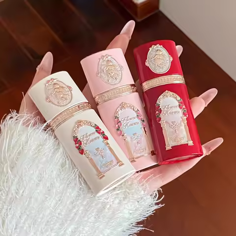 Flower Knows Strawberry Cupid Liquid Blush Long-lasting Moisturizing Easy Makeup Blush Creamy Liquid