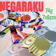 MEDAL BESI / METAL MEDAL / LANYARD NEGARAKU MURAH