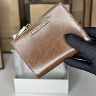 巧克力🍫色全新正品New Charles & Keith Folded Wallet 純色簡約多卡位零錢短款銀包錢包Charles&Keith 小CK Handbag 手拎手拿包女裝袋Mini Pur