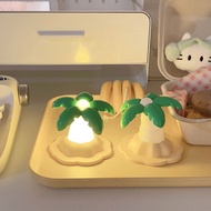 A Little Coconut Tree Cute Cartoon Style Coconut Tree Night Light Desk Atmosphere Light Mini Night L