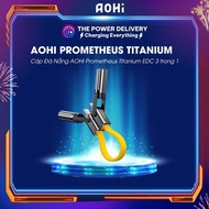 AOHI Prometheus Titanium EDC 3 in 1 Multi-Purpose Cable