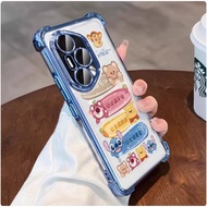 For Honor 400 Pro 200 Smart 5G Phone Case Princess Fortune Four Corners Shock-resistant Case Case荣耀4