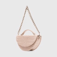 LONGLAI Belly Half Moon Bag - Beige