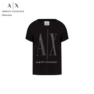 AX Armani Exchange เสื้อยืดผู้หญิง รุ่น AX 8NYTDX YJG3Z8218 - สีดำ