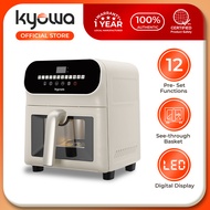 Kyowa Digital Air Fryer with See-through Basket (Ivory) KW-3833