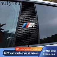 2Pcs Car Center Pillar Sticker Auto B Pillars Protective Film For BMW M X1 X3 X7 E90 F10 F30 E46 E60