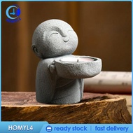 [Homyl4] Buddha Statue Candlestick Candle Stand Tealight Candleholder for Anniversary Livingroom Housewarming Dia 2.5cm Candles