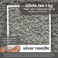 White tea by the kilo, white tea silver needle, 1 kg wholesale package for restaurant, cafe, restaur
