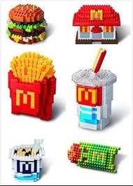 McDonald's X nanoblock 日本麥當勞期間限定LEGO樂高積木組