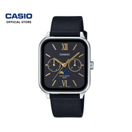 CASIO GENERAL MTP-M305L Mens Analog Watch Genuine Leather Band