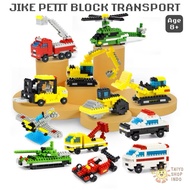 [READY STOCK] Daiso Japan Original Petit Block Miniature Building Toys / Mini Lego Transport Series