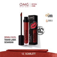 OMG LIP CREAM ALWAYS ON NEVER FADE OH MY GLAM MATTE KISS LIP CREAM 35 GRAM BPOM HALAL Tersedia 18 Sh