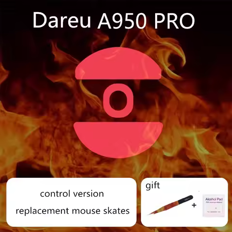 1 Set Ultraglide Mouse Skates For Dareu A950 Pro Control Speed Mouse Feet ICE Version Mice Glides PT
