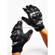 Glove FULL Black High Quality Sarung Tangan Motor Basikal GYM Riding Accessories MT15 R15 Y16ZR Y15ZR LC135 EX5 VF3i RFS