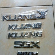 Kijang SGX 2.0 Emblem Set Kijang Horn Side 5 pcs rear Kijang Kapsul super long short 97 04
